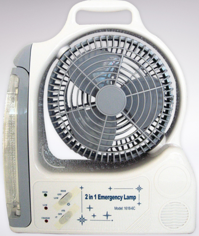 Quạt tích điện Emergency 1618-6C